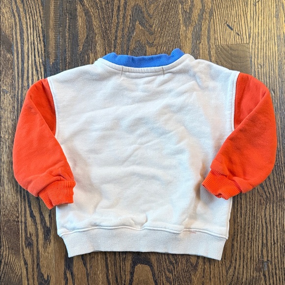 Minimalist Folk Co. Kids Colorful Sweatshirt - Red and Blue - Picture 3 of 3